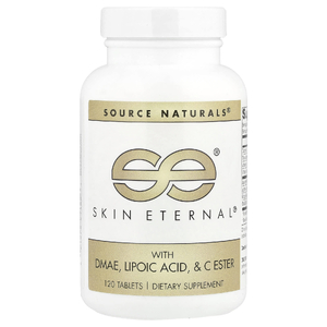 Source Naturals, комплекс для питания и здоровья кожи с диметиламиноэтанолом, липоевой кислотой и витамином С, 120 таблеток