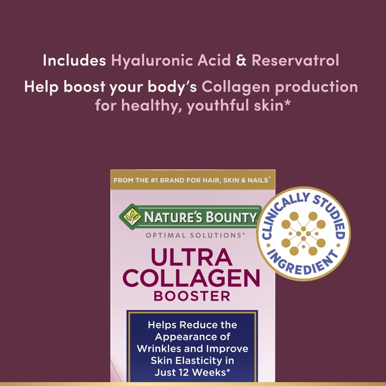 Nature's Bounty, Optimal Solutions®, Ultra Collagen Booster, 48 капсул