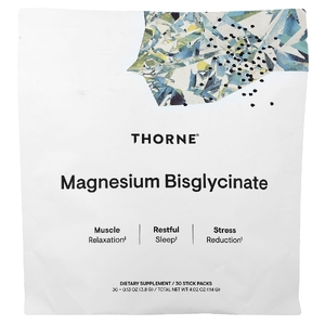 Thorne, Бисглицинат магния, 30 пакетиков по 3,8 г (0,13 унции)