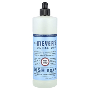 Mrs. Meyers Clean Day, Мыло для посуды, дождевая вода, 473 мл (16 жидк. Унций)