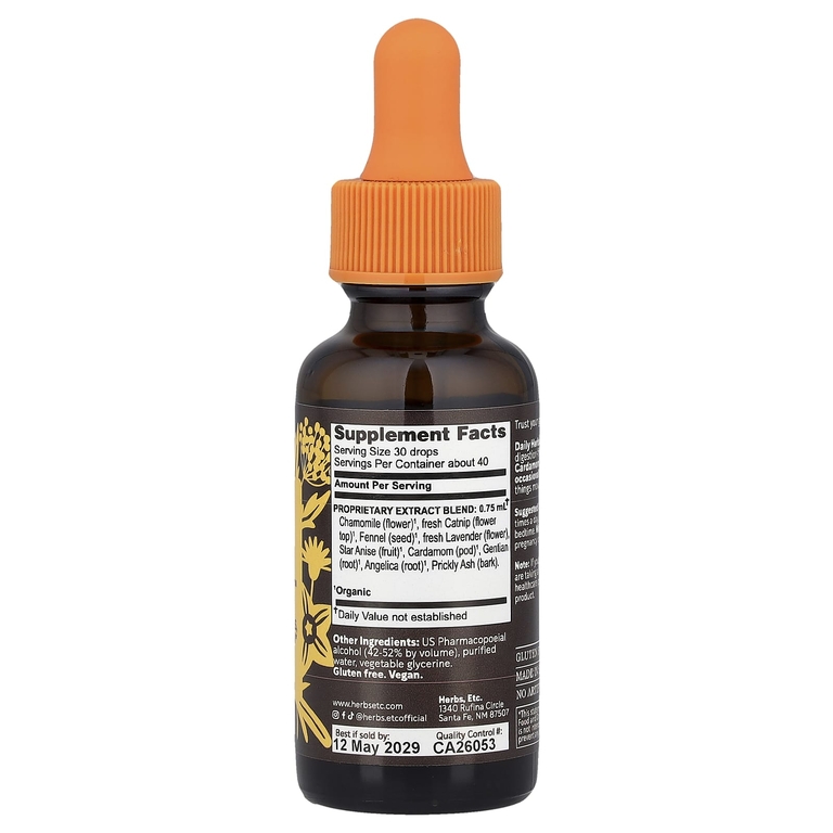 Herbs Etc., Daily Herbal Bitters™, 30 мл (1 жидк. унция)