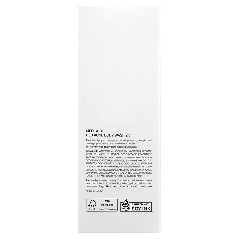 Medicube, гель для душа с красными акне, 400 г (14,1 унции)