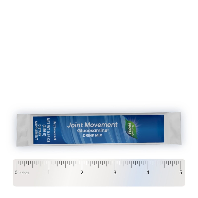 Nature's Way, Joint Movement Glucosamine®, смесь для приготовления напитков, с повышенной силой действия, без ароматизаторов, 20 пакетиков по 4,56 г (0,16 унции)