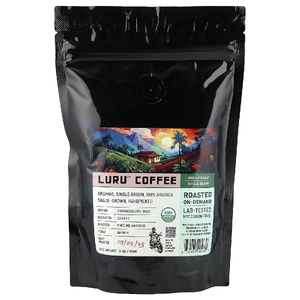 Pure Indian Foods, Luru™, кофе в зернах, средней обжарки, 226 г (8 унций)