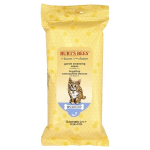 Burt's Bees, нежные очищающие салфетки с пахтой, для котят, 50 шт.