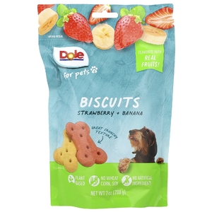 Dole for Pets, печенье, клубника и банан, 200 г (7 унций) (Товар снят с продажи) 