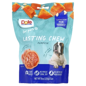 Dole for Pets, Lasting Chew, для средних и крупных пород, тыква, 5 жевательных таблеток, 225 г (8 унций)