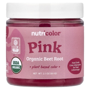 Nutricost, Nutricolor™, розовый корнеплод органической свеклы, 60 г (2,1 унции)