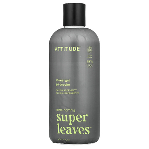 ATTITUDE, Super Leaves™, гель для душа, для мужчин, матча и бергамот, 415 мл (14 жидк. унций)