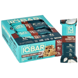 IQBAR, Clean Protein Baton, тостed cocoat, 12 батончиков по 45 г