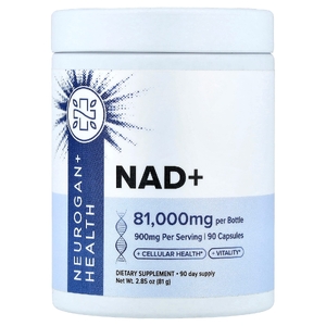 Neurogan Health, NAD+, лесные ягоды, 900 мг, 90 капсул