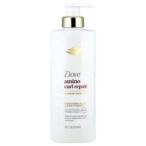 Dove, Amino Curl Repair, увлажняющий кондиционер для вьющихся волос, для вьющихся и кудрявых волос, 532 мл (18 жидк. унций)
