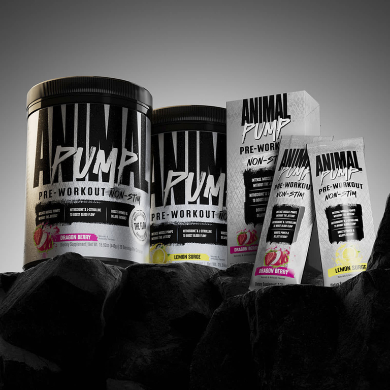 Animal, Pump™, предтренировочный комплекс без стимуляторов, со вкусом лимона, 442 г (15,59 унции)