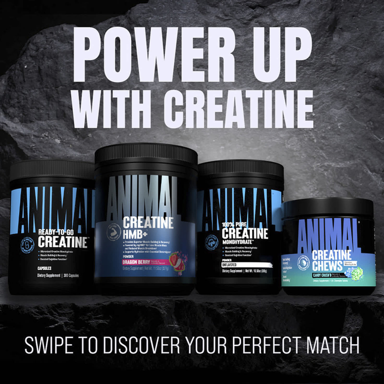 Animal, Creatine HMB+™ в порошке, со вкусом питахайи, 327 г (11,53 унции)