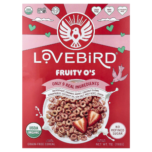 Lovebird, органические беззерновые хлопья с фруктами, 198 г (7 унций)