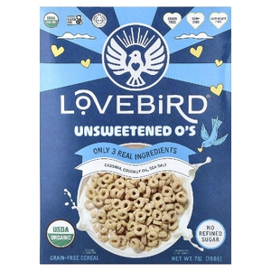 Lovebird, органические беззерновые хлопья, без подсластителей, 198 г (7 унций)
