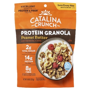 Catalina Crunch, протеиновая гранола, арахисовая паста, 227 г (8 унций)
