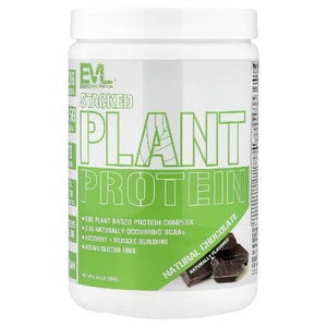 EVLution Nutrition, комплексный растительный протеин, со вкусом натурального шоколада, 300 г (0,66 фунта)