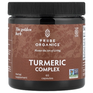 Tribe Organics, Комплекс с куркумой, 60 капсул