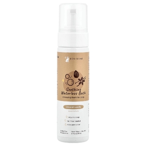 Kin+Kind, успокаивающая несмываемая пенка для умывания, для собак, миндаль и ваниль, 236 мл (8 жидк. унций)