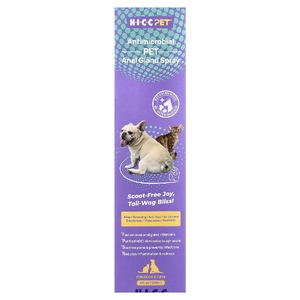 HICC Pet, противомикробный спрей для анальных желез домашних животных, для собак и кошек, 120 мл (4 жидк. унции)