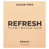 Refresh Gum, растительная жевательная резинка, со вкусом персика, 12 шт.