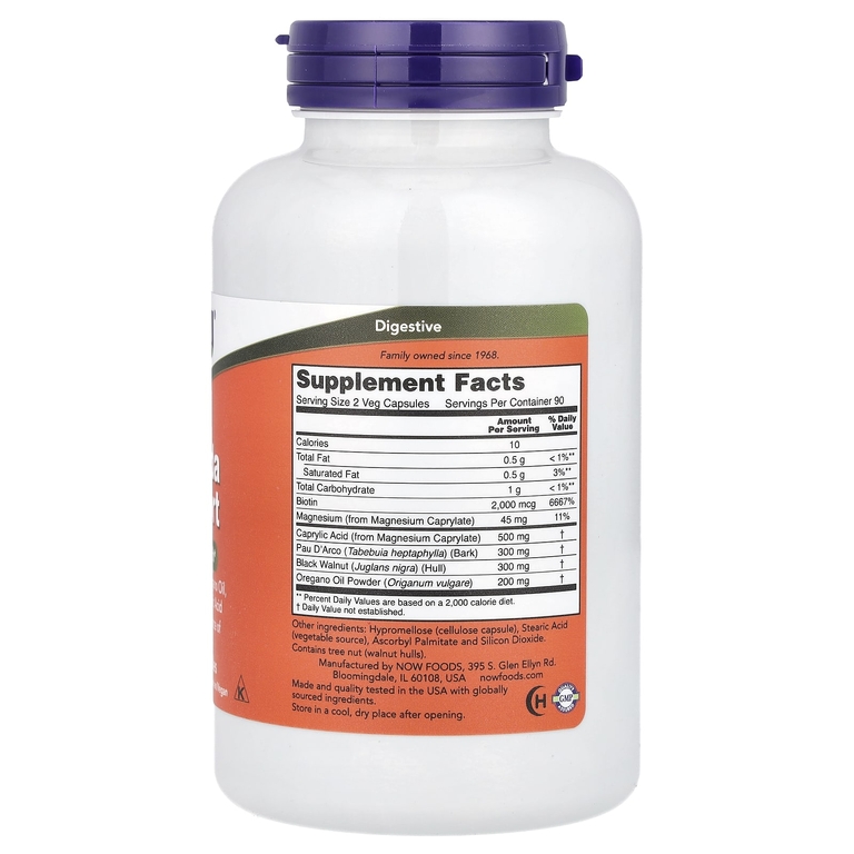 NOW Foods, комплекс для поддержки здорового баланса флоры в кишечнике, 180 растительных капсул