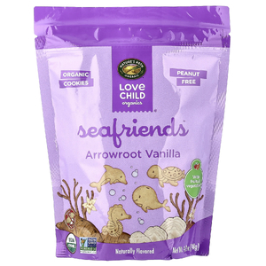 Love Child Organics, Nature's Path, Sea Friends™, аррорут с ванильным печеньем, 140 г (4,9 унции)