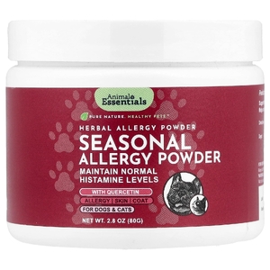 Animal Essentials, порошок от сезонной аллергии, для собак и кошек, 80 г (2,8 унции)