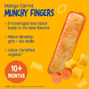 Earth's Best, Organic Munchy Fingers, кукурузный снек, для детей от 10 месяцев, манго и морковь, 30 г (1,05 унции)
