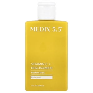 Medix 5.5, гель для душа, сияние, витамин C и никотинамид, 89 мл (3 жидк. унции)
