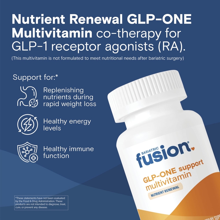 Bariatric Fusion, GLP-One Support, мультивитамины для поддержки, 30 капсул
