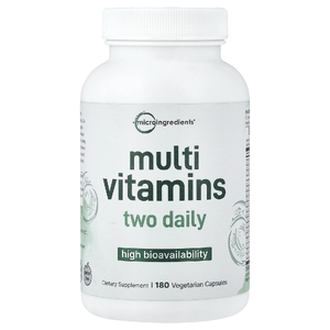 Micro Ingredients, мультивитамины, высокая биодоступность, 180 вегетарианских капсул