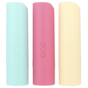 EOS, 100% натуральный органический бальзам для губ, ассорти вкусов, 3 шт. по 4 г (0,14 унции)