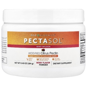Econugenics, PectaSol®, модифицированный цитрусовый пектин, со вкусом ягод, 184 г (6,49 унции)
