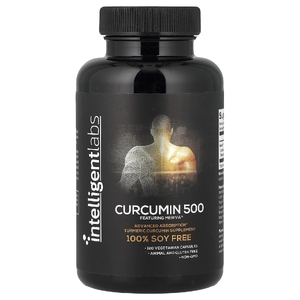 Intelligent Labs, Curcumin 500, 120 вегетарианских капсул (Товар снят с продажи) 