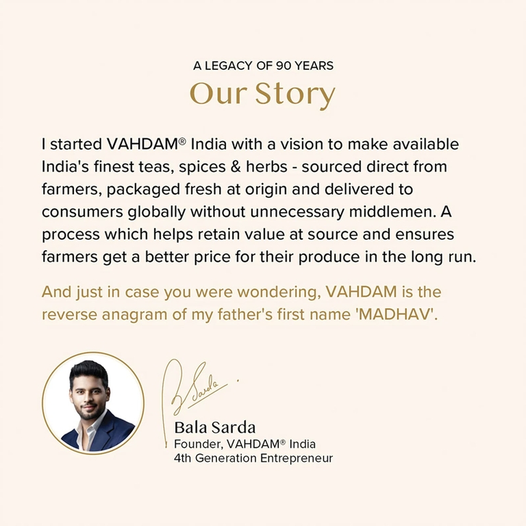 VAHDAM India, Infusions, травяной чай, куркума и матча, 18 пакетиков для заваривания, 27 г (0,95 унции)