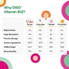 Diso, B12, апельсин и мята, 30 полосок для полости рта