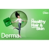 Diso, Derma, тропический арбуз, 30 полосок для полости рта