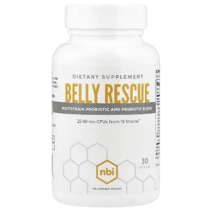 NBI, Belly Rescue, средство для живота, 30 капсул