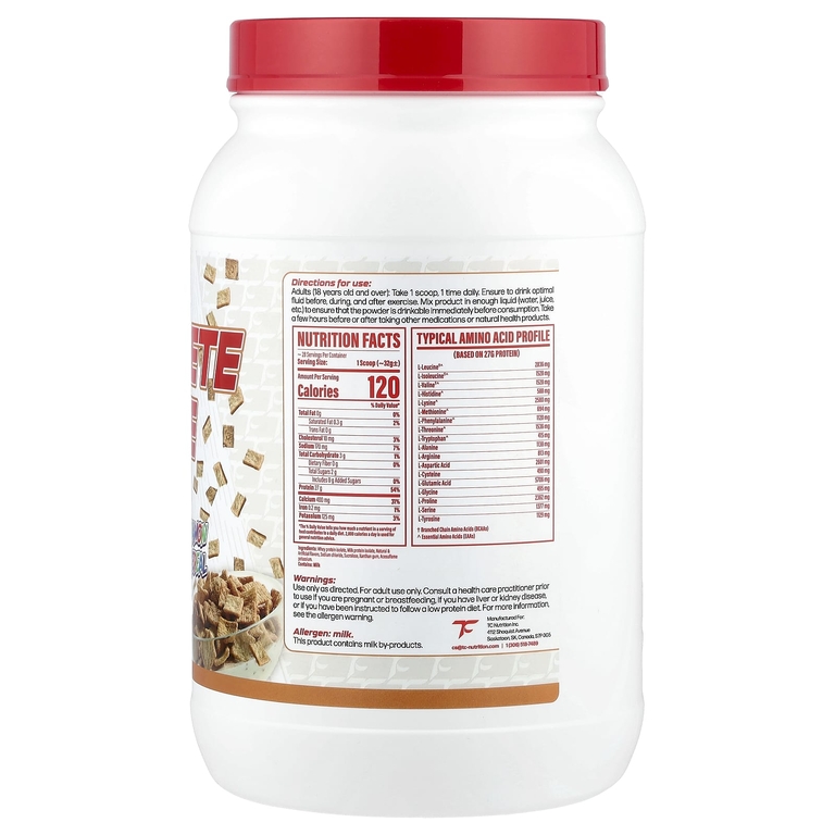 TC Nutrition, Complete изолят, хлопья с корицей, 907 г (2 фунта) (Товар снят с продажи) 
