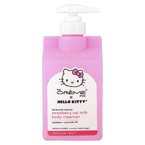 The Creme Shop, Hello Kitty®, улучшенная очищающая смесь для тела, клубничное овсяное молочко, 500 мл (16,9 жидк. унции)