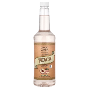 ChocZero, премиальный сироп, с персиком, без сахара, 750 мл (25,4 жидк. унции)