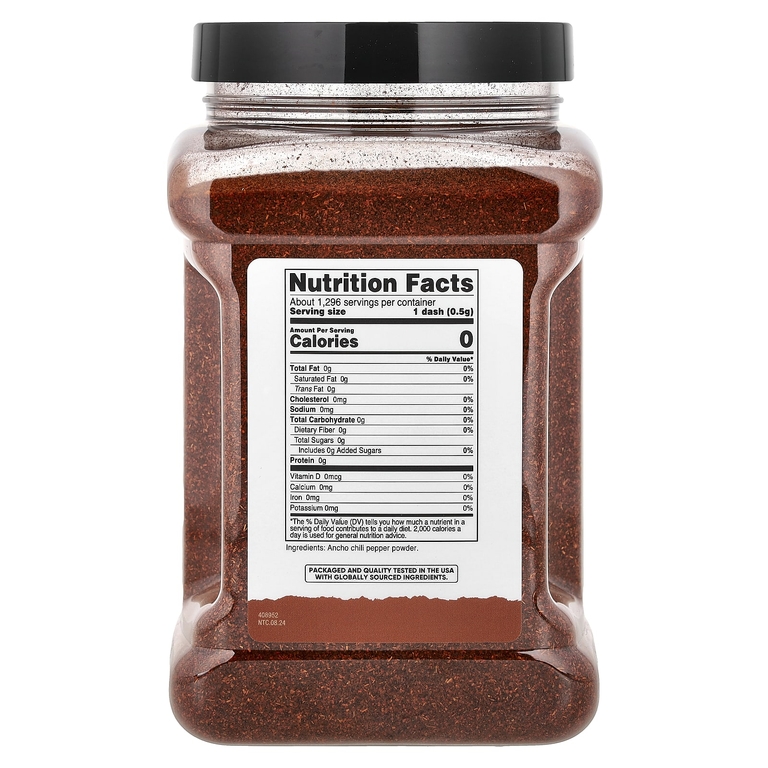 Nutricost, Pantry, перец чили анчо, 680 г (24,3 унции)