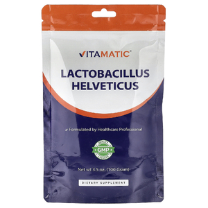 Vitamatic, лактобактерии гельветикус (Lactobacillus helveticus), 100 г (3,5 унции)