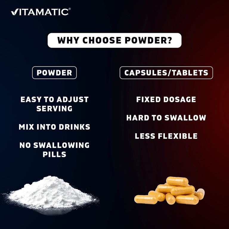 Vitamatic, цитрат магния в порошке, 250 г (8,8 унции)