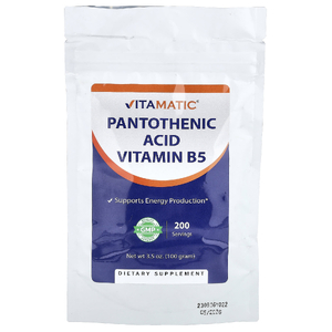 Vitamatic, пантотеновая кислота, витамин B5, 100 г (3,5 унции)