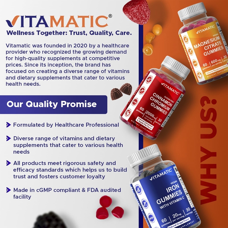 Vitamatic, жевательные таблетки с морингой, без сахара, 240 жевательных таблеток (5000 мг в 1 жевательной таблетке)
