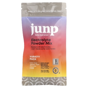 JUNP Hydration, электролитная порошковая смесь, ассорти вкусов, 5 пакетиков-стиков, 18,9 г (0,67 унции)