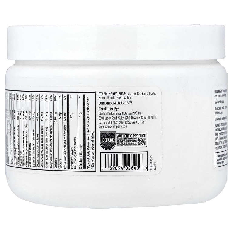  Isopure, Colostrum+, молозиво, без добавок, 150 г (5,29 унции)